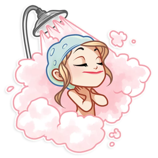 Sticker from the "Vaper Girl" sticker pack