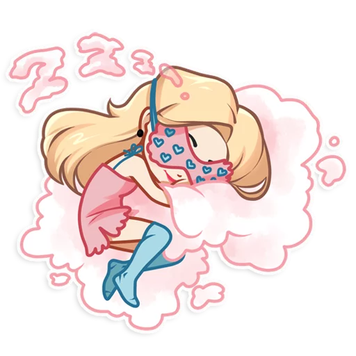 Sticker from the "Vaper Girl" sticker pack