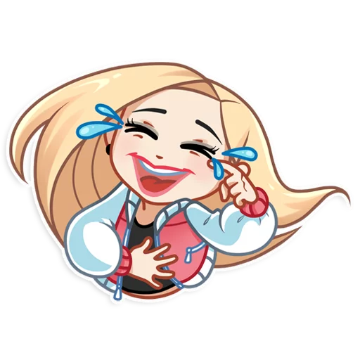 Sticker from the "Vaper Girl" sticker pack