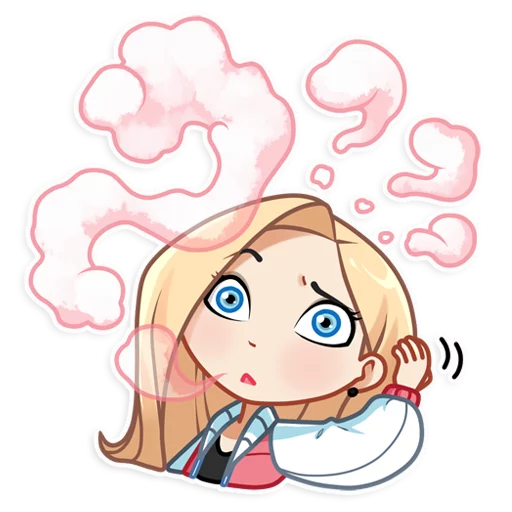 Sticker from the "Vaper Girl" sticker pack