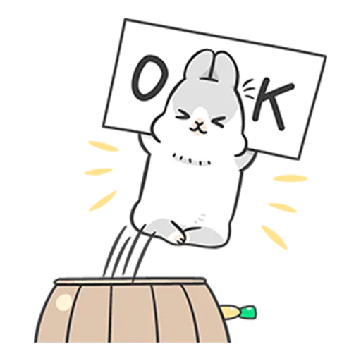 Sticker from the "Ultimate Machiko Rabbit Pack #1" sticker pack