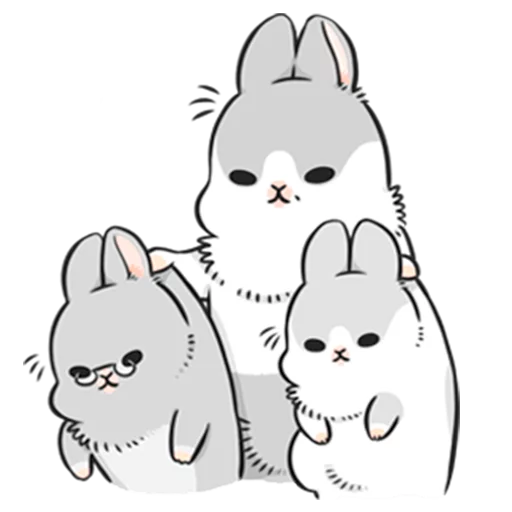 Sticker Ultimate Machiko Rabbit Pack #1