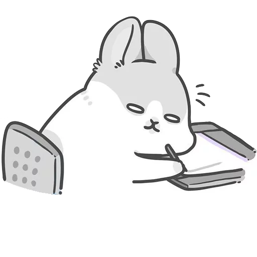 Sticker from the "Ultimate Machiko Rabbit Pack #1" sticker pack