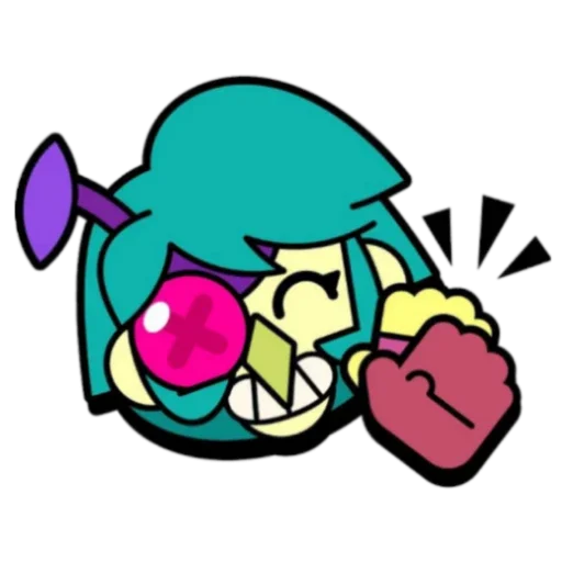 Sticker from the "Angelo Brawl Stars" sticker pack