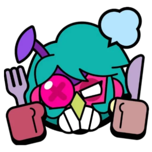 Sticker from the "Angelo Brawl Stars" sticker pack