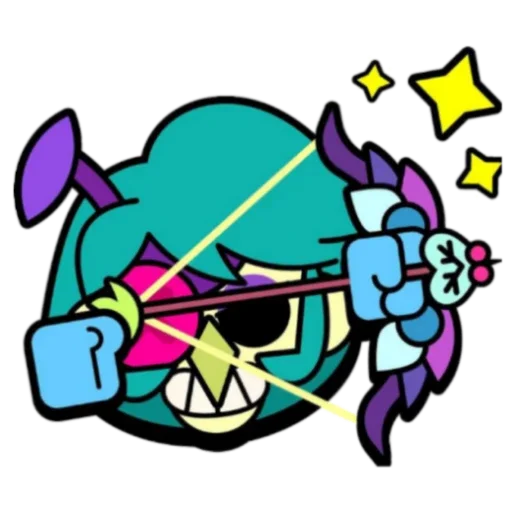 Sticker from the "Angelo Brawl Stars" sticker pack