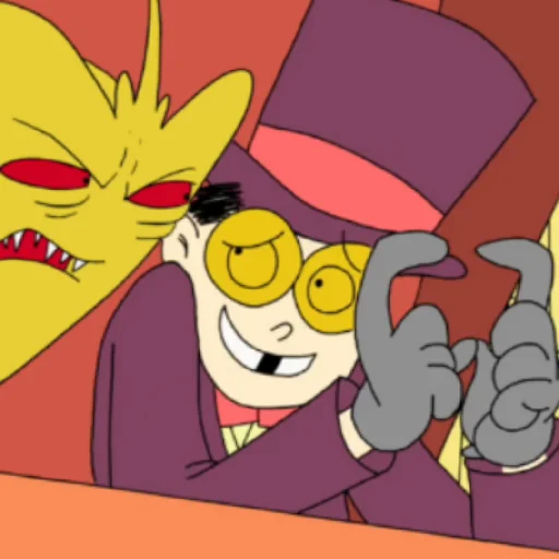 Стикер из набора "THE WARDEN / Superjail / Супертюрьма"