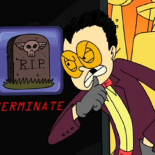 Sticker from the "THE WARDEN / Superjail / Супертюрьма" sticker pack