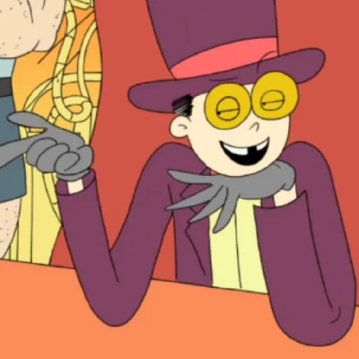 Sticker from the "THE WARDEN / Superjail / Супертюрьма" sticker pack