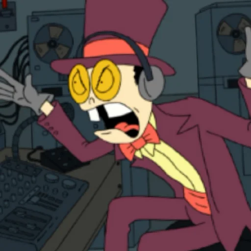 Sticker THE WARDEN / Superjail / Супертюрьма