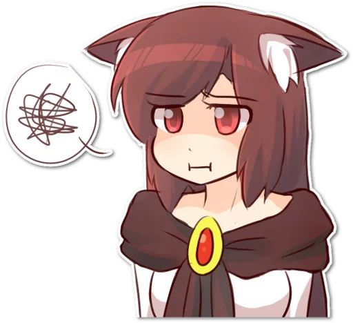 Sticker from the "Futo-nyan" sticker pack