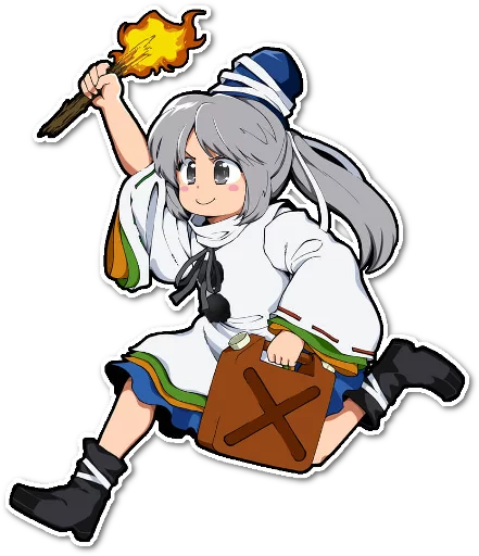 Sticker from the "Futo-nyan" sticker pack