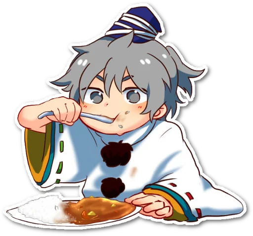 Sticker from the "Futo-nyan" sticker pack