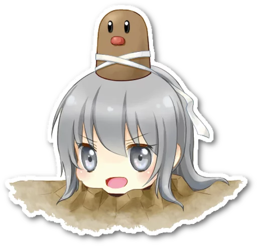 Sticker from the "Futo-nyan" sticker pack