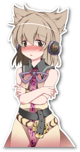 Sticker from the "Futo-nyan" sticker pack