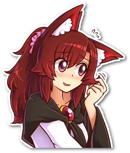 Sticker from the "Futo-nyan" sticker pack