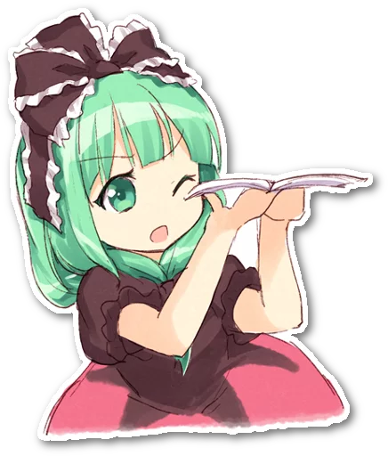 Sticker from the "Futo-nyan" sticker pack