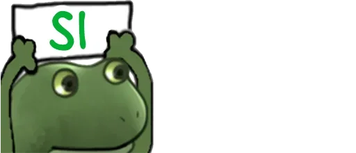 Sticker Worry Frog