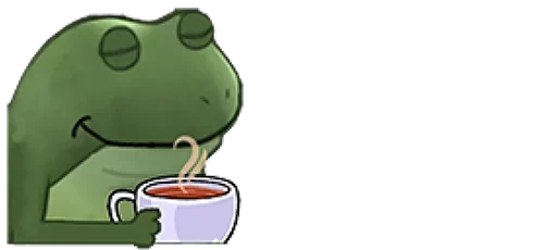 Sticker from the "Worry Frog" sticker pack