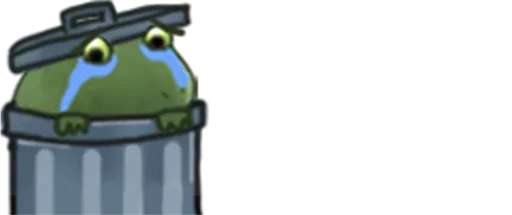 Sticker Worry Frog