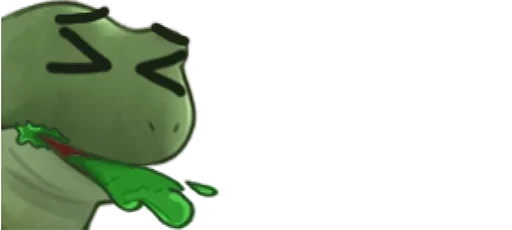 Sticker Worry Frog