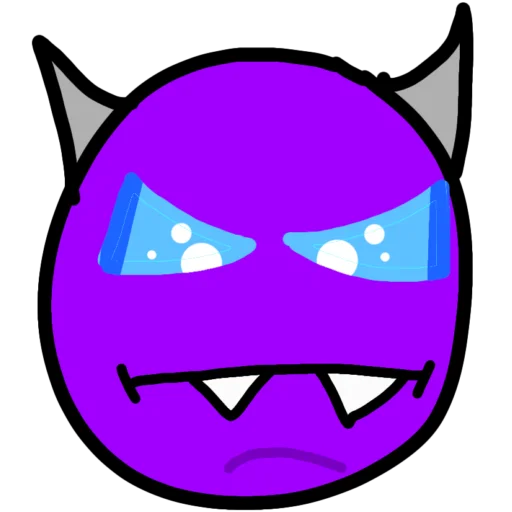 Sticker from the "Geometry dash faces" sticker pack