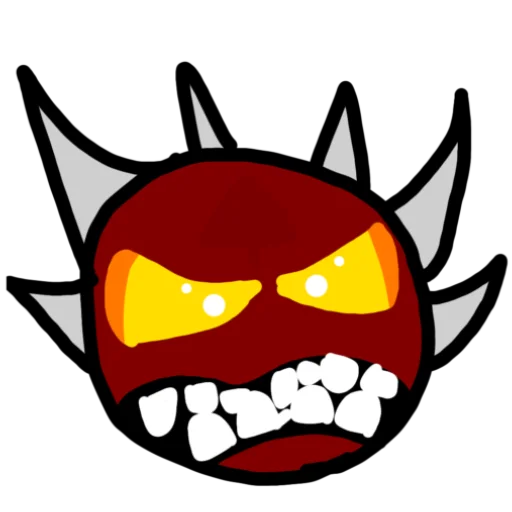 Sticker from the "Geometry dash faces" sticker pack