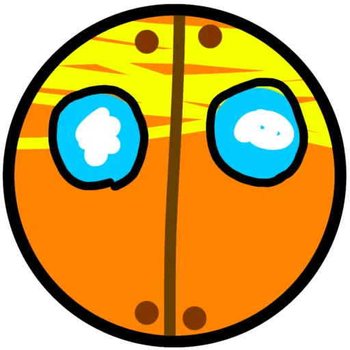 Sticker from the "Geometry dash faces" sticker pack