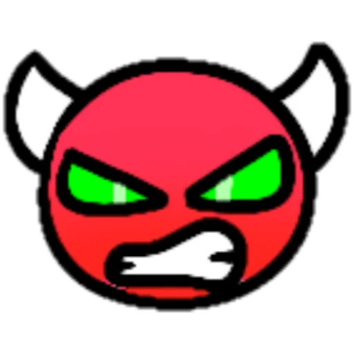 Sticker from the "Geometry dash faces" sticker pack