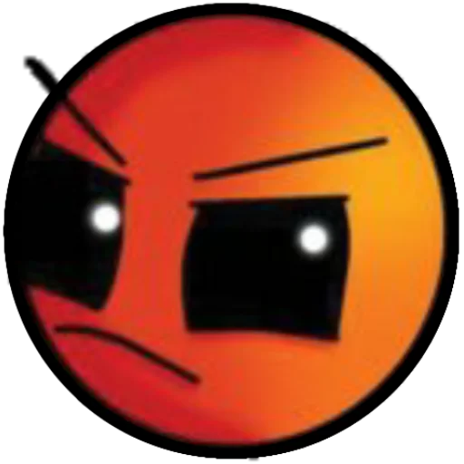 Sticker from the "Geometry dash faces" sticker pack