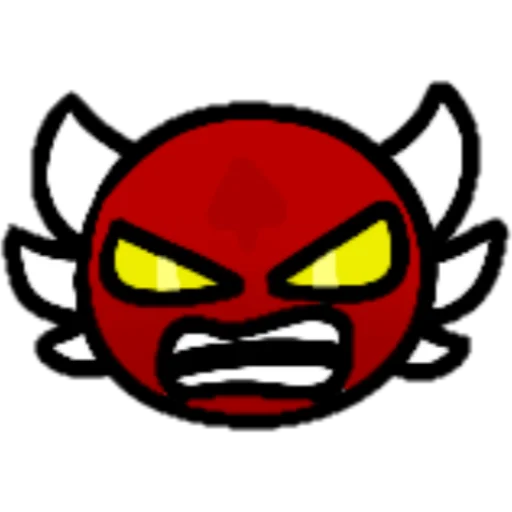 Sticker from the "Geometry dash faces" sticker pack