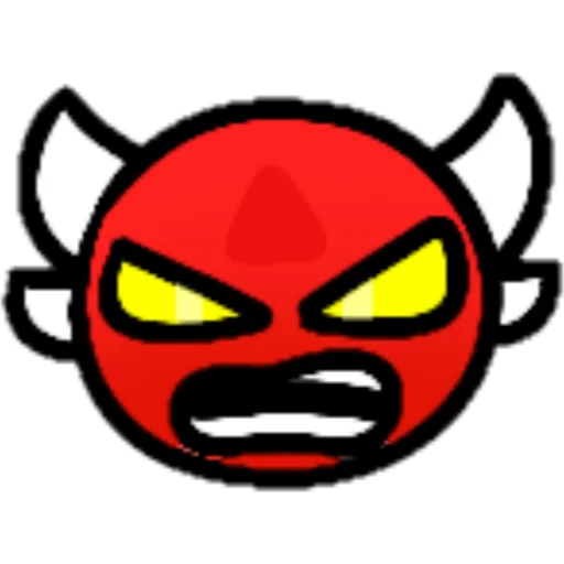 Sticker from the "Geometry dash faces" sticker pack