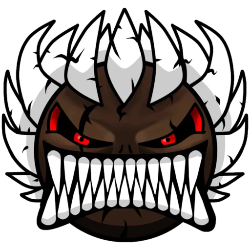 Sticker from the "Geometry dash faces" sticker pack