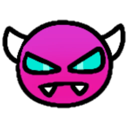 Sticker from the "Geometry dash faces" sticker pack