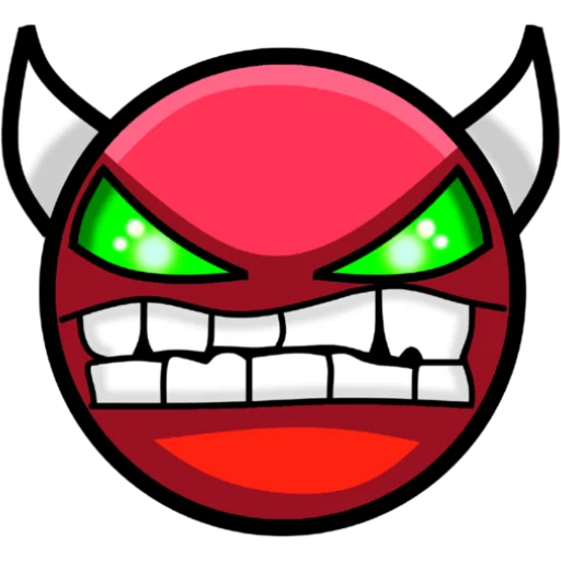 Sticker from the "Geometry dash faces" sticker pack