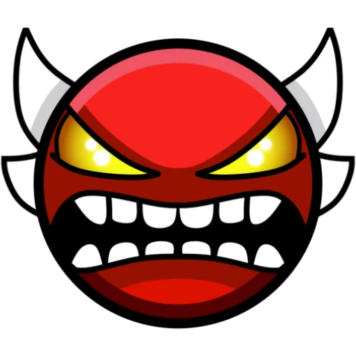 Sticker from the "Geometry dash faces" sticker pack