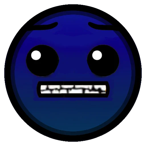 Sticker from the "Geometry dash faces" sticker pack