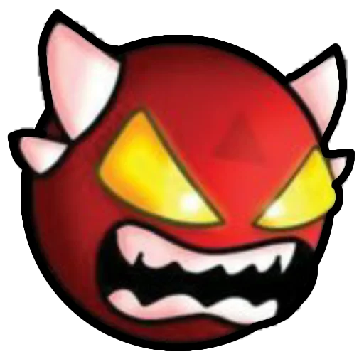 Sticker from the "Geometry dash faces" sticker pack