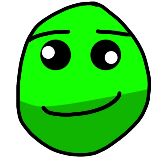 Sticker from the "Geometry dash faces" sticker pack