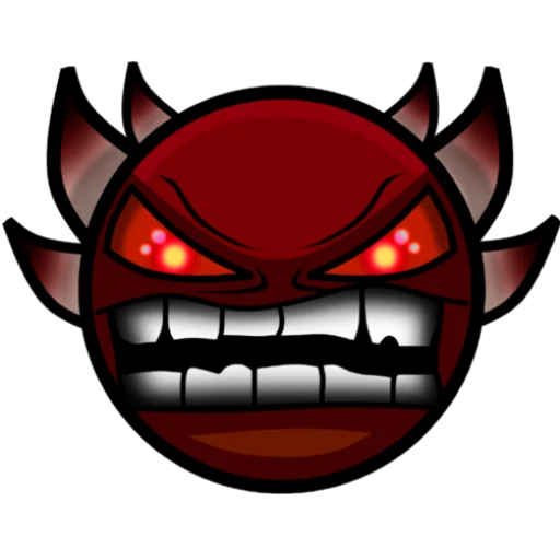 Sticker from the "Geometry dash faces" sticker pack