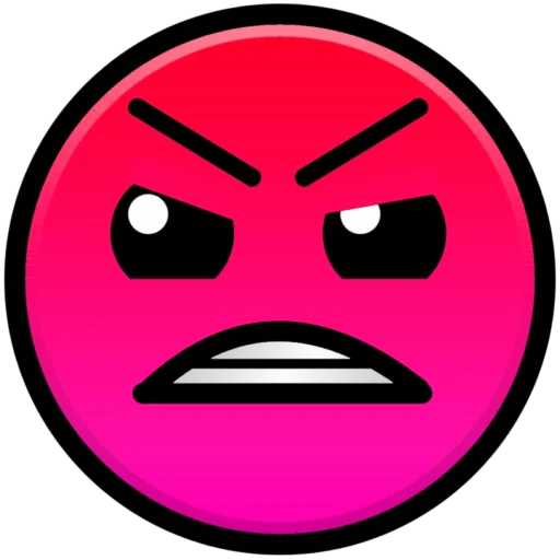 Sticker from the "Geometry dash faces" sticker pack