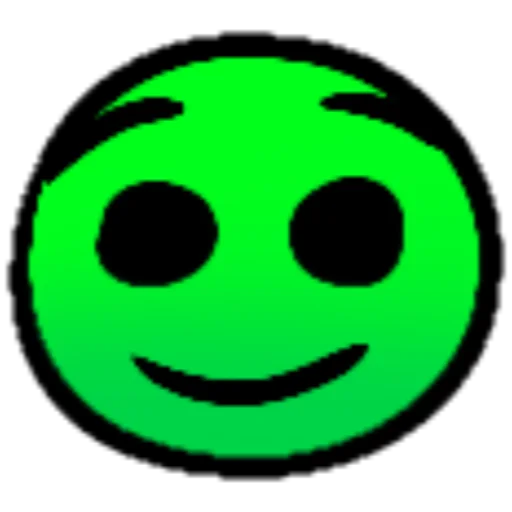 Sticker from the "Geometry dash faces" sticker pack