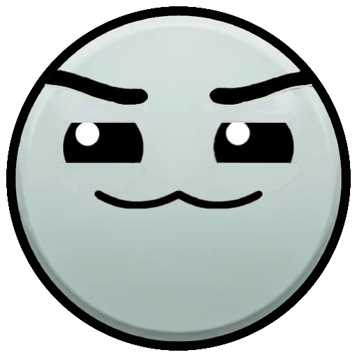 Sticker from the "Geometry dash faces" sticker pack