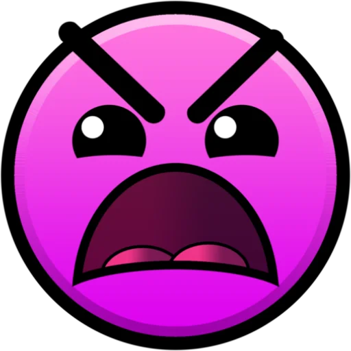 Sticker from the "Geometry dash faces" sticker pack