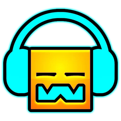 Sticker from the "Geometry dash faces" sticker pack