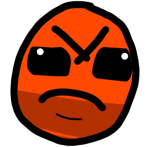 Sticker from the "Geometry dash faces" sticker pack