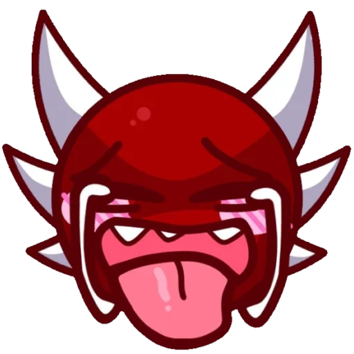 Sticker from the "Geometry dash faces" sticker pack