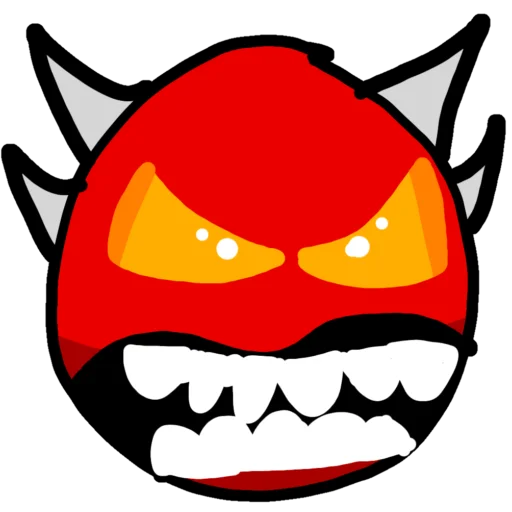 Sticker from the "Geometry dash faces" sticker pack