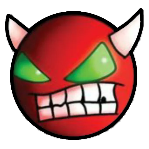 Sticker from the "Geometry dash faces" sticker pack