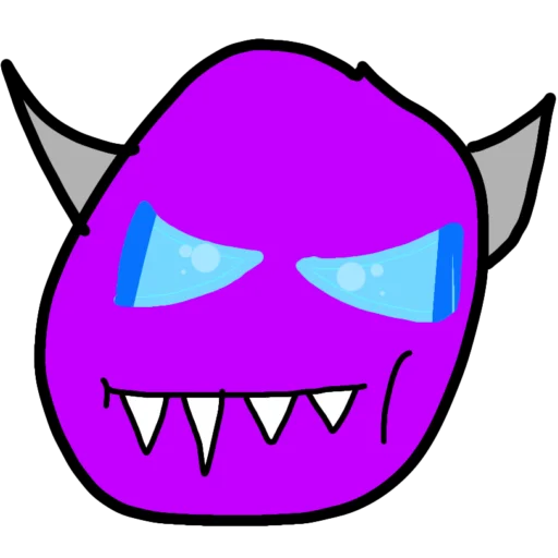 Sticker from the "Geometry dash faces" sticker pack